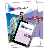 Taalblokken combipakket (boek + licentie) boek Engels A1/A2 Taalblokken 3e editie licentie 12 maanden