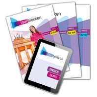 Taalblokken combipakket (boek + licentie) boeken Engels A2/B1, Duits A1/A2 Taalblokken 3e editie licentie 12 maanden