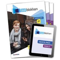 Taalblokken combipakket (boek + licentie) boeken Nederlands 2F, Engels A1/A2 2019 licentie 12 maanden