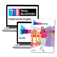 het vernieuwde Taalblokken combipakket (boek + licentie) boek Engels, Nederlands, Duits A1/A2 Combi: Taalblokken 3e en 4e editie (NIEUW) licentie 12 maanden