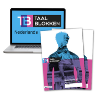 het vernieuwde Taalblokken combipakket (boek + licentie) boek Nederlands 2F licentie 12 maanden