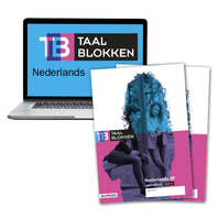 het vernieuwde Taalblokken combipakket (boek + licentie) boek Nederlands 3F licentie 12 maanden