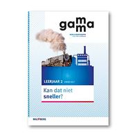 Gamma - 2e editie Themaboek Kan dat niet sneller? themaboek 2 vmbo-kgt 2016